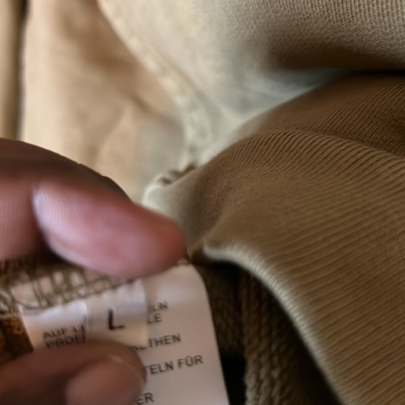 YEEZY Calabasas Embroidered French Hooded Sweatshirt Men’s Large Made In Italy - Picture 11 of 14